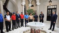 Bomberos fueron recibidos por el ministro Orillac. Bomberos fueron recibidos por el ministro Orillac.