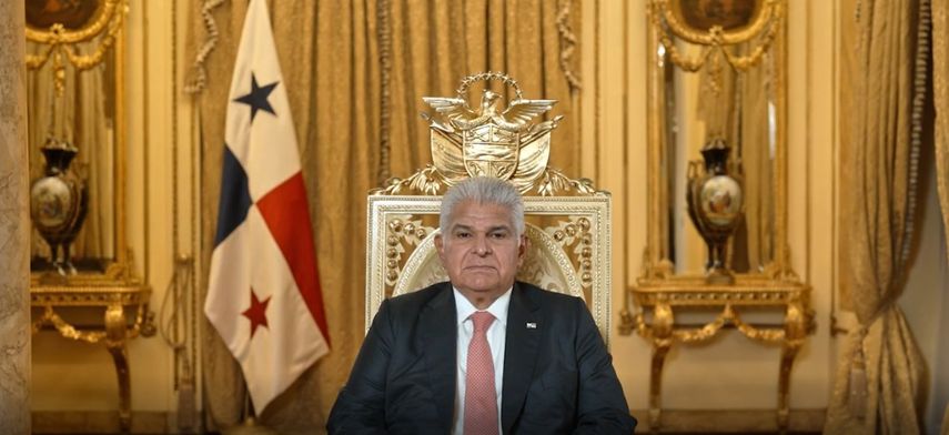 El presidente de la República de Panamá