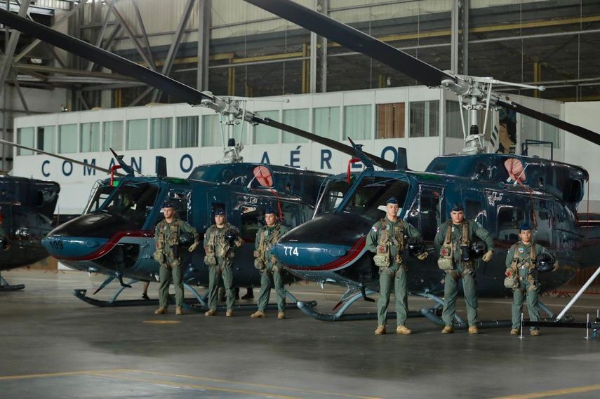 Panamá recibe 8 helicópteros donados por EEUU para reforzar la frontera