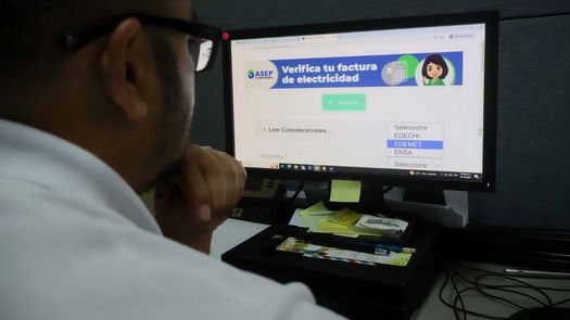 ASEP lanza plataforma para que usuarios verifiquen su factura de electricidad
