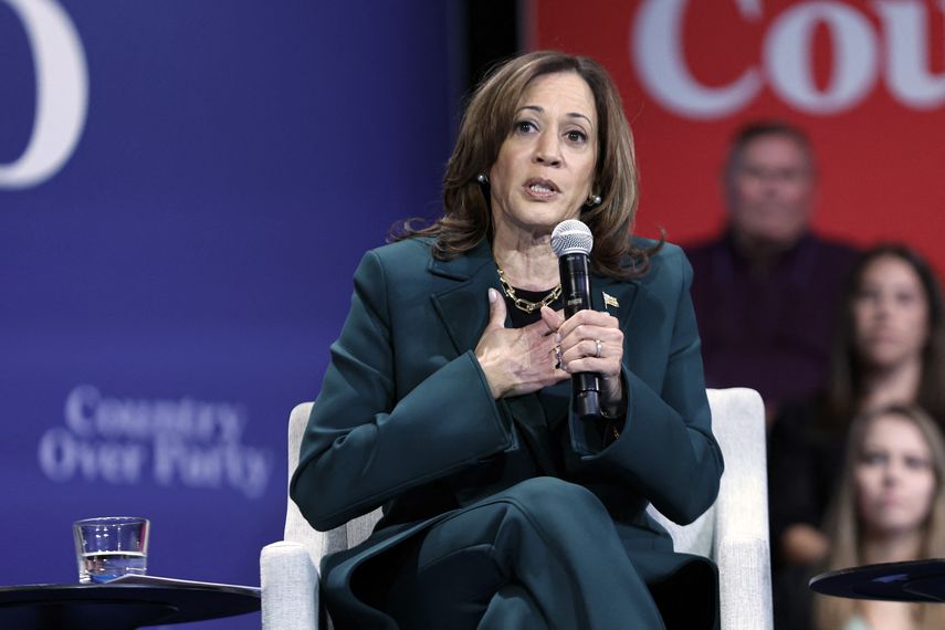 Recta final entre Harris y Trump empatados en las encuestas. Recta final entre Harris y Trump empatados en las encuestas.