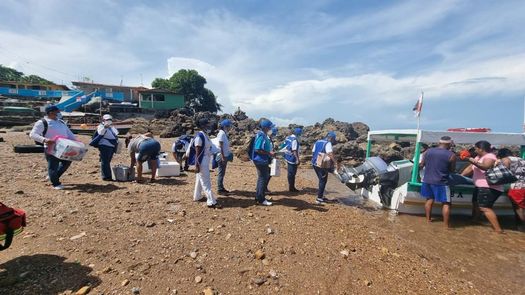 Minsa realiza jornada de vacunación en el Pacífico de la provincia de Panamá