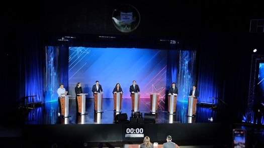 Candidatos se enfrentan y no aterrizan sus propuestas en primer Debate Presidencial