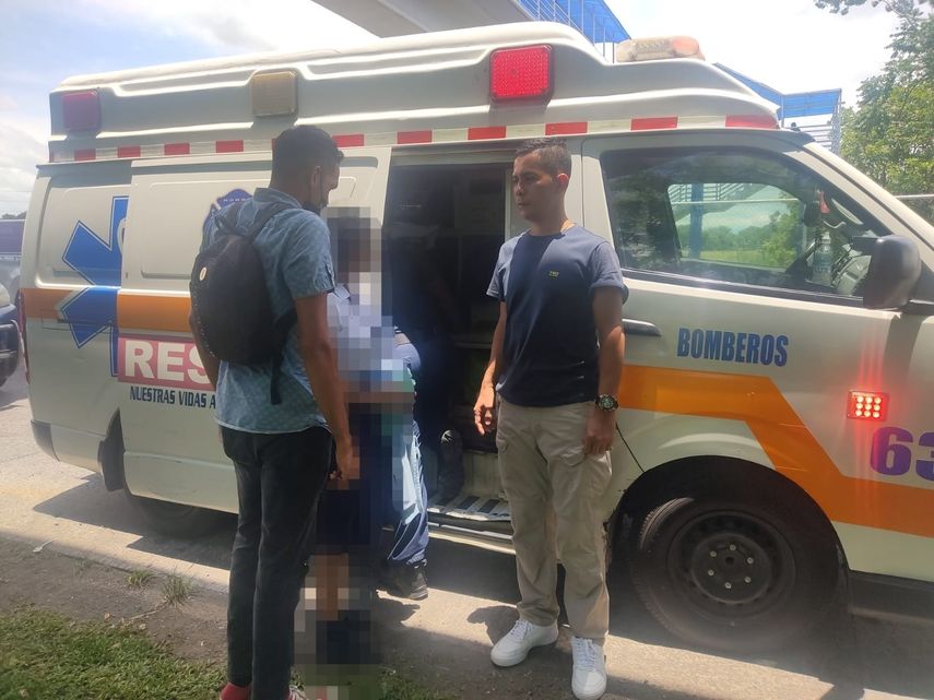 El incidente tuvo como escenario al área del puente elevado en El Cruce de Boquerón, en la provincia de Chiriquí. El incidente tuvo como escenario al área del puente elevado en El Cruce de Boquerón, en la provincia de Chiriquí.