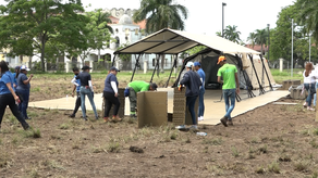 Ministerio de Salud instaló unidades médicas para simulacro regional de desastres