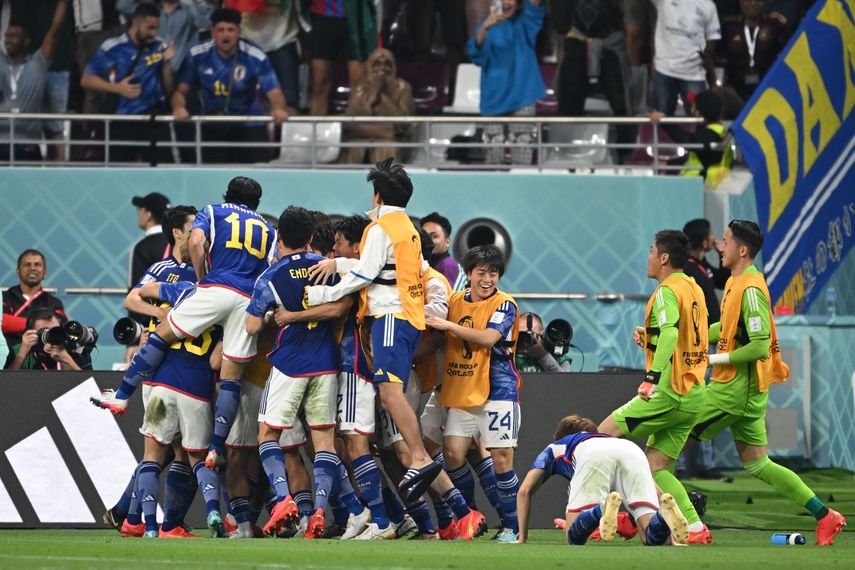 Japón firma ante Alemania otra remontada histórica en Qatar