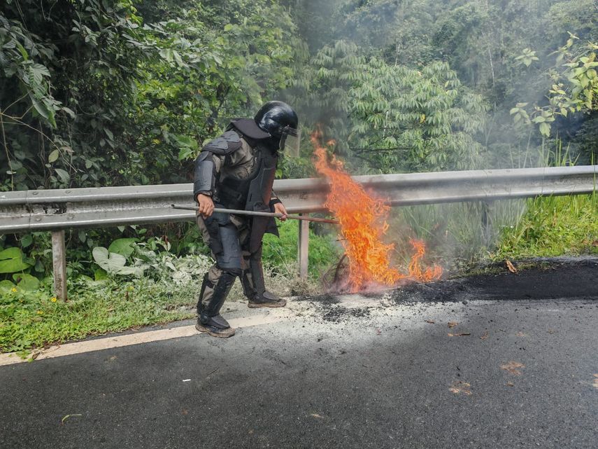 Bocas del Toro en caos por manifestaciones. Gobierno advierte que hará valer su mandato