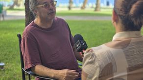 Vicente Ferraz, guionuista del docuemntal durante entrevista en Cuba.