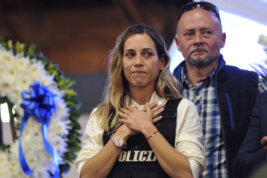 Andrea González disputará elecciones en Ecuador. Foto: AFP