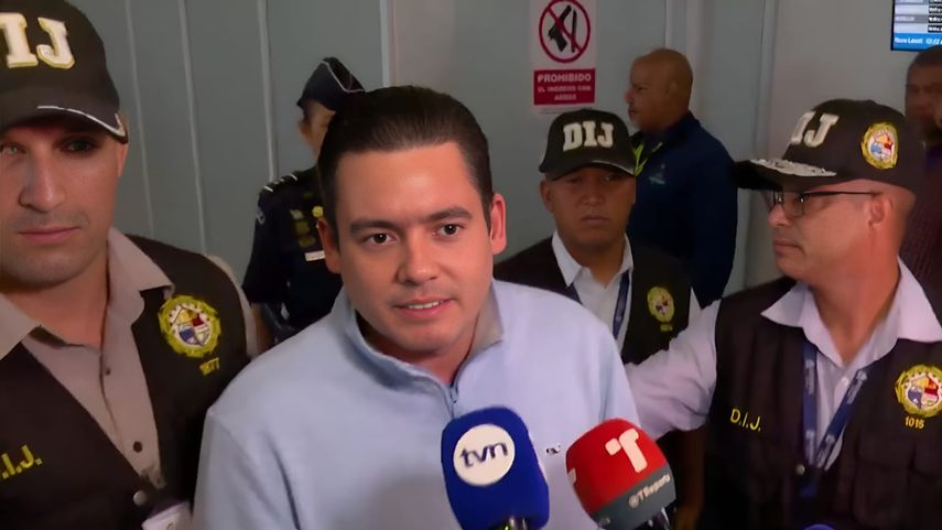 El vicepresidente Carrizo fue aprehendido el martes en el Aeropuerto Internacional de Tocumen.