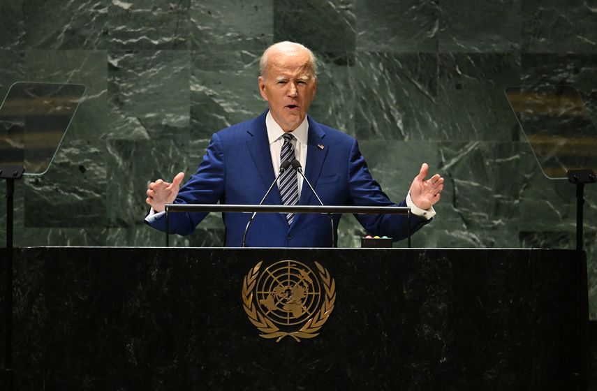 Joe Biden fustiga la agresión rusa en la ONU