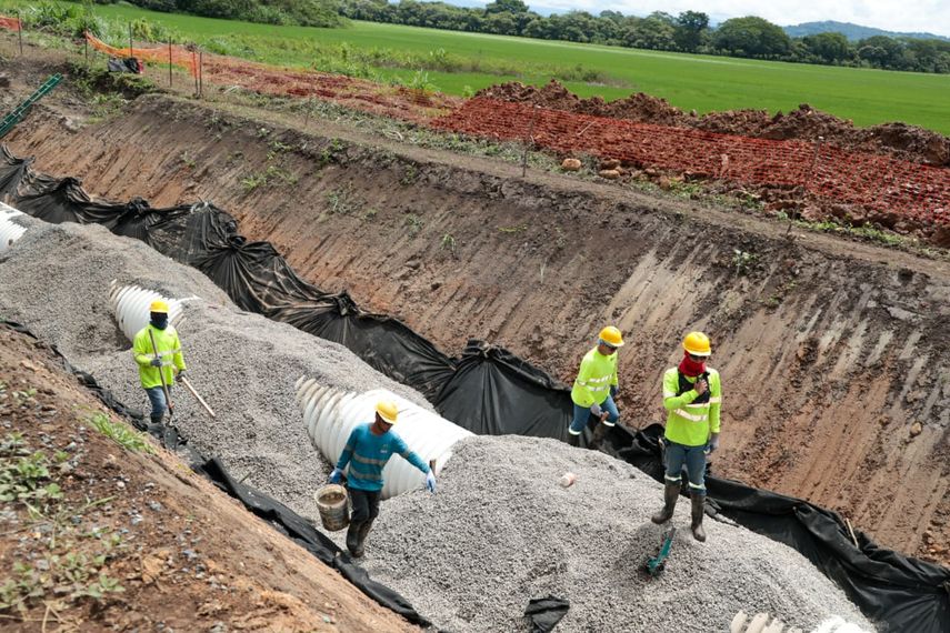 Idaan señala avances del proyecto de alcantarillado y planta de tratamiento en David