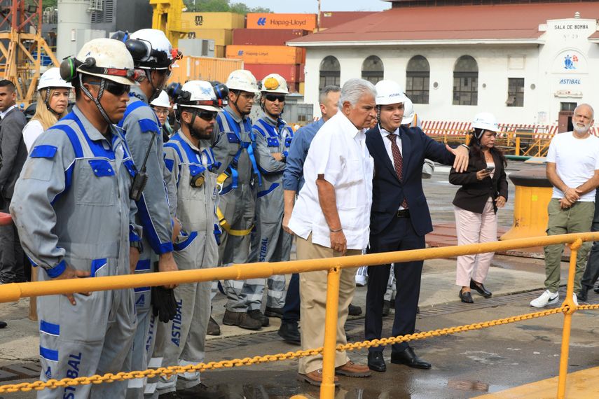 Mulino fue recibido por el presidente de Astibal