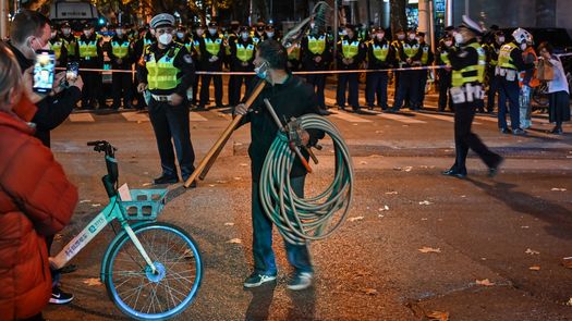 Shanghái, blindada tras las protestas contra la política de cero covid