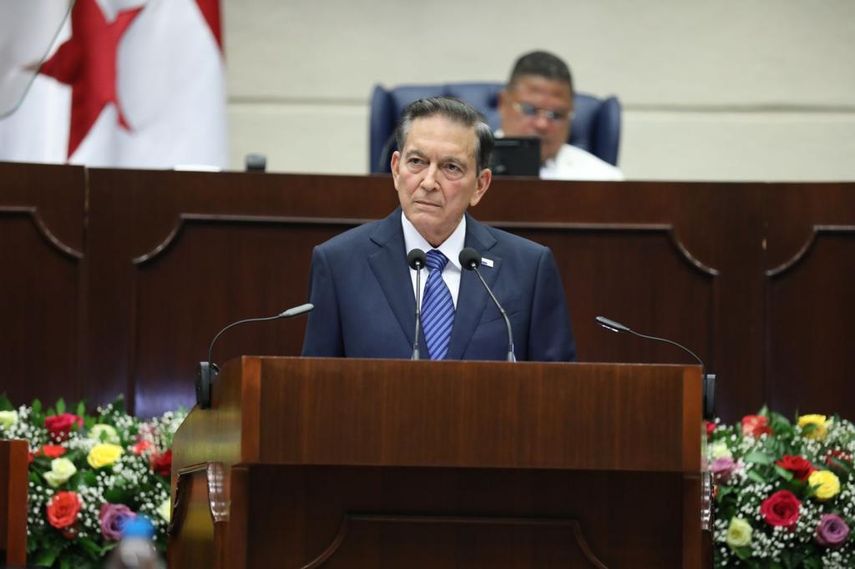 El presidente Nito Cortizo habló de transparencia, compromisos financieros. El presidente Nito Cortizo habló de transparencia, compromisos financieros.