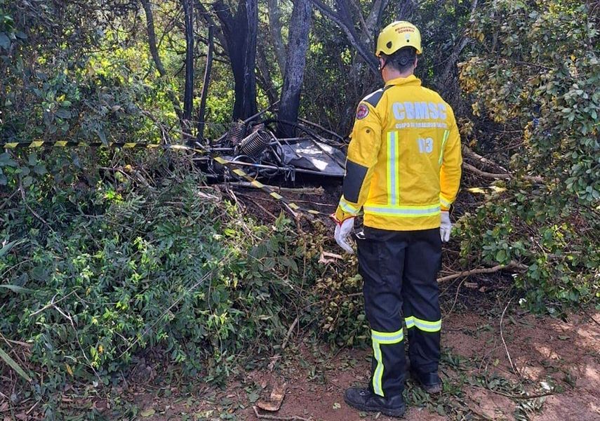 Ocho muertos por la caída de un globo aerostático incendiado en Brasil