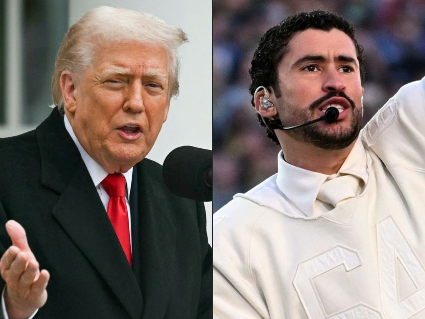 Trump tildó de asqueroso el show latino de Bad Bunny en el Super Bowl