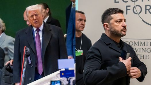 El presidente estadounidense, Donald Trump, afirmó este jueves al término de su reunión en Davos con el líder ucraniano, Volodímir Zelenski, que el encuentro para abordar el fin de la guerra de Rusia en Ucrania ha sido bueno y reiteró que ambas partes quieren alcanzar la paz. El presidente estadounidense, Donald Trump, afirmó este jueves al término de su reunión en Davos con el líder ucraniano, Volodímir Zelenski, que el encuentro para abordar el fin de la guerra de Rusia en Ucrania ha sido bueno y reiteró que ambas partes quieren alcanzar la paz.