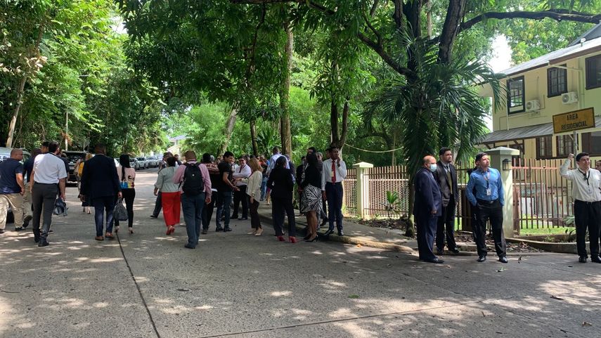 Evacuan la Corte Suprema de Justicia tras supuesta bomba