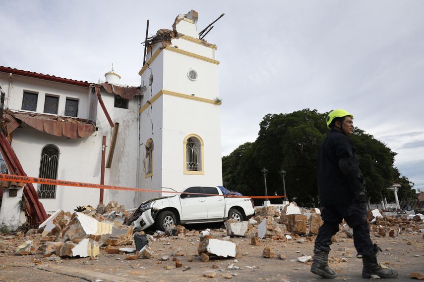 Sismo de 7.5 grados en Panamá deja daños estructurales y más de 100 réplicas