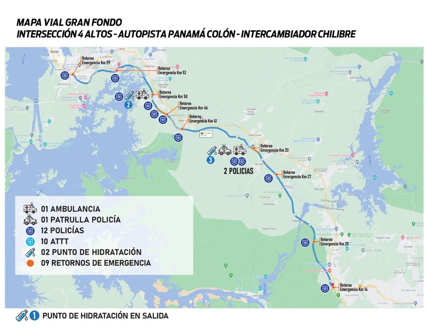 ENA: Cierre del tramo Madden-Chilibre en el Corredor Norte