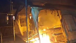 Migrantes vandalizan albergue en Darién.