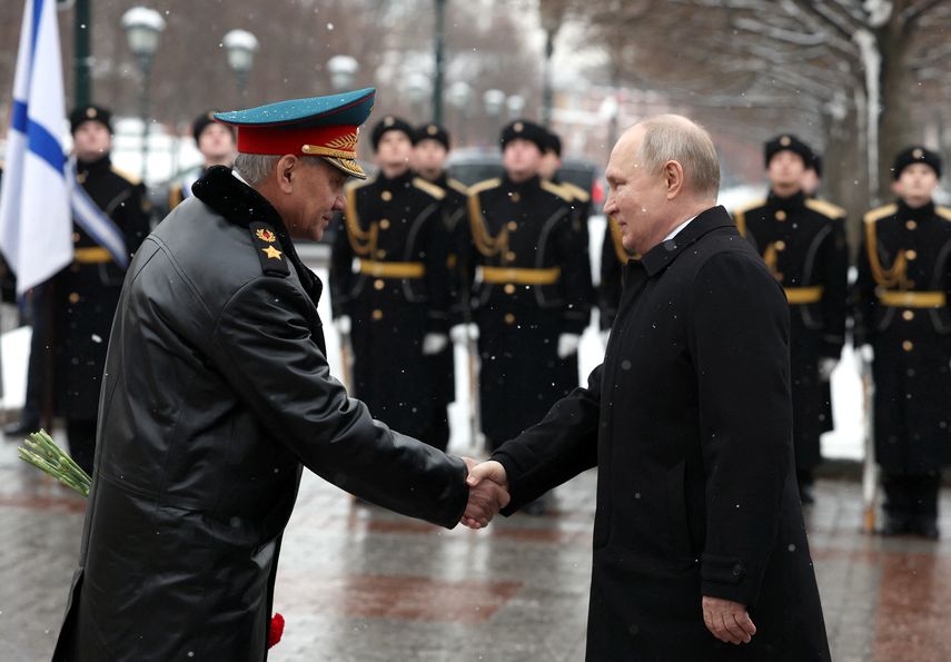 Vladimir Putin felicita a su ejército por su combate en Ucrania