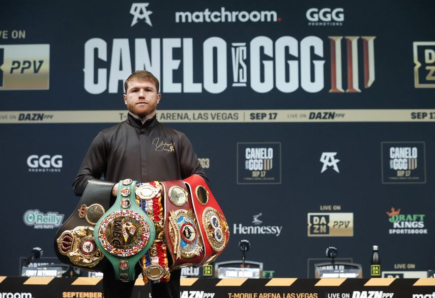 Canelo Álvarez bajo presión para rematar trilogía Golovkin