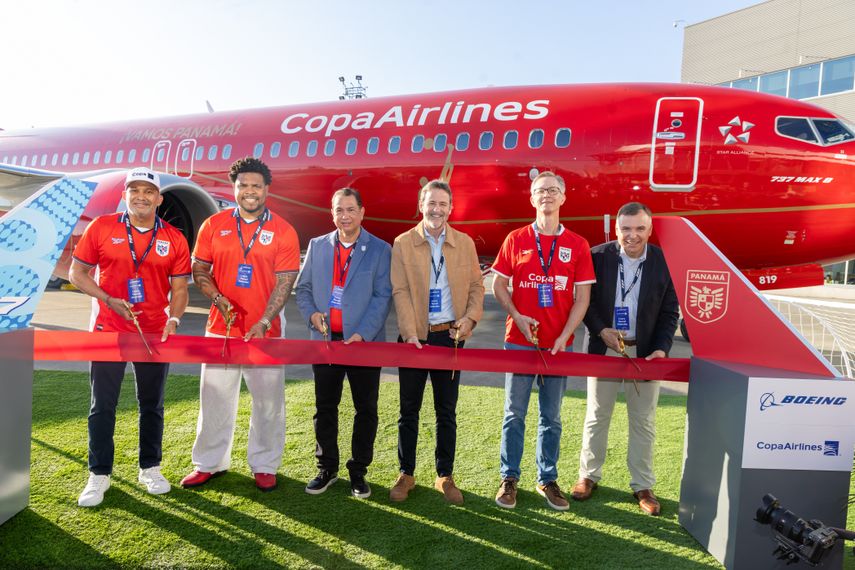 Copa Airlines presentó ‘El Avión de la Sele’