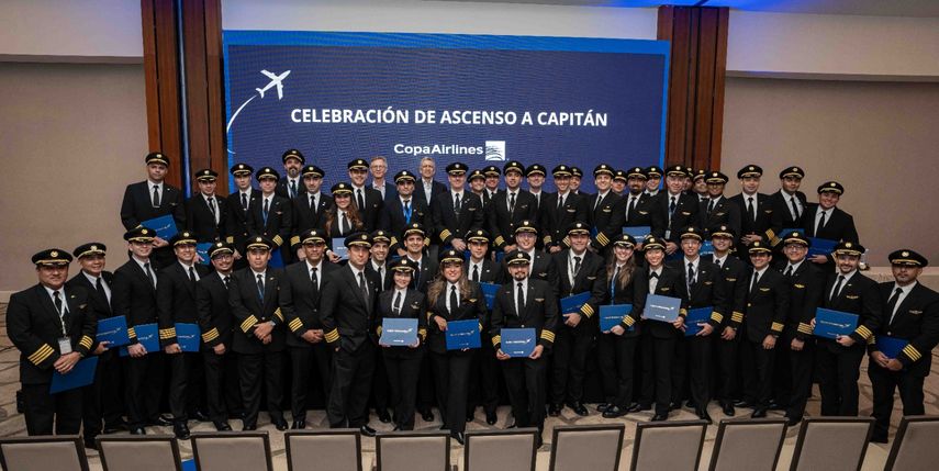 Aerolínea panameña Copa suma 52 nuevos capitanes como parte de su plan de expansión