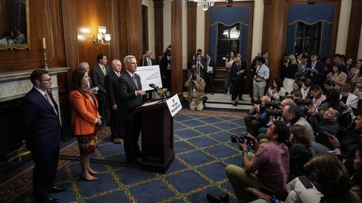 Kevin McCarthy, líder republicano de la Cámara de Representantes de Estados Unidos. Foto: AFP
