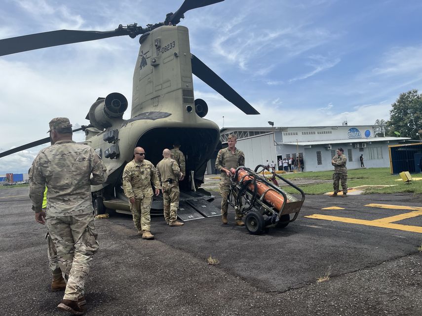 El equipo Joint Task Force-Bravo se une a la búsqueda. Foto: Cortesía/@USEmbPAN﻿