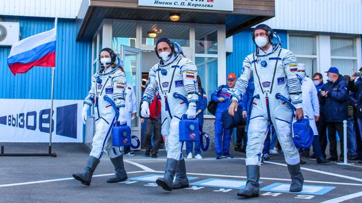 Rusia envía a un equipo a filmar la primera película en el espacio