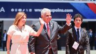 El presidente de Panamá, José Raúl Mulino y su esposa. El presidente de Panamá, José Raúl Mulino y su esposa.