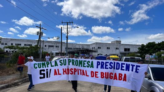 Residentes de Bugaba intensifican las protestas por abandono de hospital
