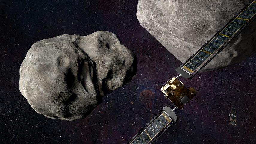 Un equipo internacional de astrónomos anunció el lunes el descubrimiento de un enorme asteroide cuya órbita se cruza con la de la Tierra, creando una pequeña posibilidad de que se produzca una colisión catastrófica.