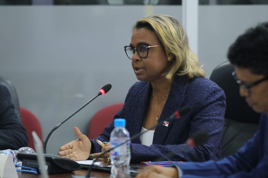 a viceministra de Salud (MINSA), Ivette Berrío, sustentó ante la comisión de Presupuesto de la Asamblea Nacional, tres traslados de partidas por un monto total de B/. 5,940,617.00 para sufragar pagos. a viceministra de Salud (MINSA), Ivette Berrío, sustentó ante la comisión de Presupuesto de la Asamblea Nacional, tres traslados de partidas por un monto total de B/. 5,940,617.00 para sufragar pagos.