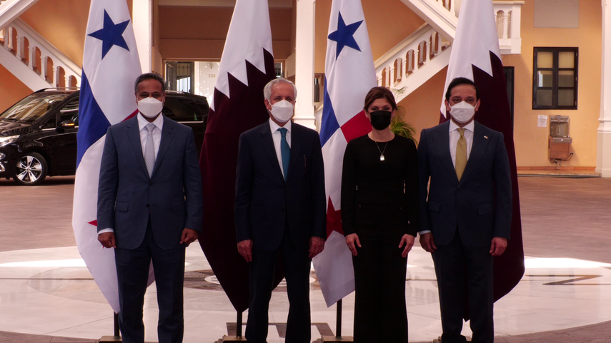 Panamá recibe visita de ministro del Estado de Catar