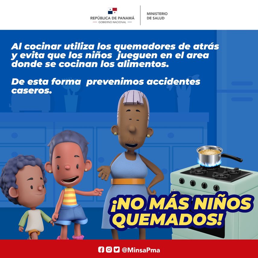 Campaña del Minsa "No más niños quemados". Campaña del Minsa "No más niños quemados".