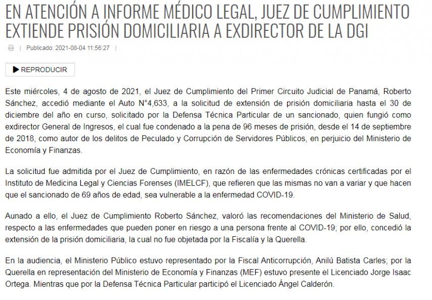 Órgano Judicial de Panamá