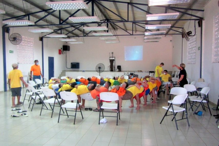 El Sistema Penitenciario organizó dinámicas grupales para promover la sana convivencia entre los privados de libertad del pabellón 2 del Centro Penitenciario de Chiriquí.