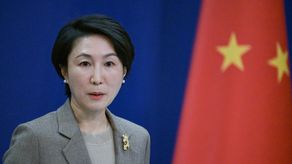 Mao Ning, portavoz del Ministerio de Exteriores de China. AFP