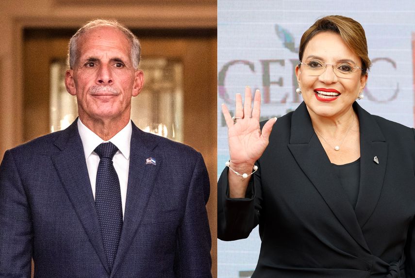 La presidenta de Honduras