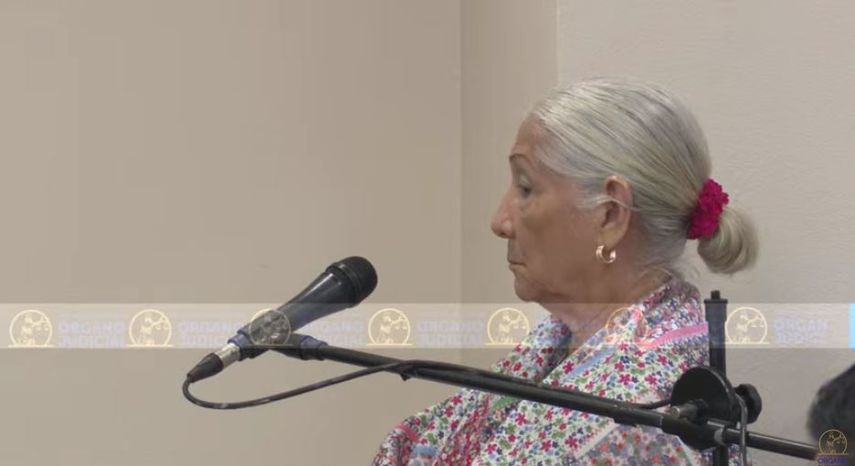 Doris Zambrano, una de las testigos del caso Blue Apple que subió al estrado. Doris Zambrano, una de las testigos del caso Blue Apple que subió al estrado.