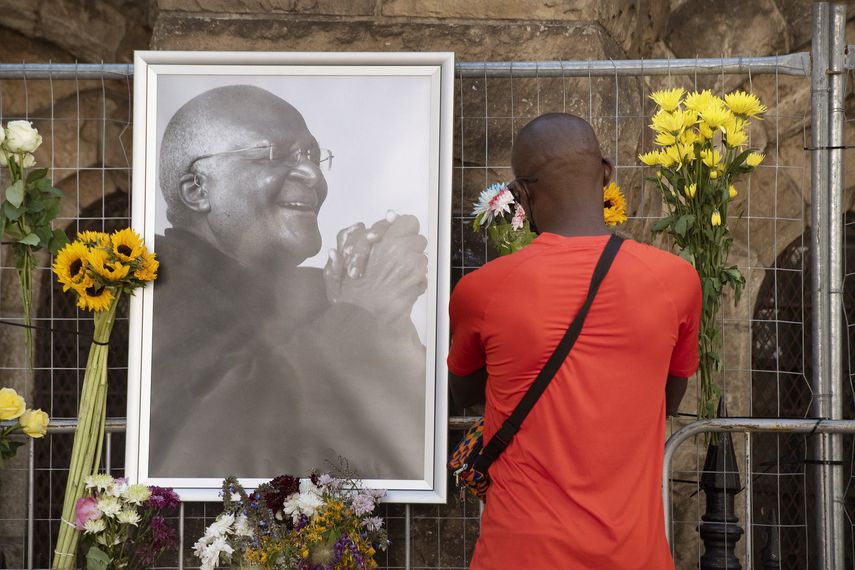 Sudáfrica comienza duelo por la muerte de Desmond Tutu