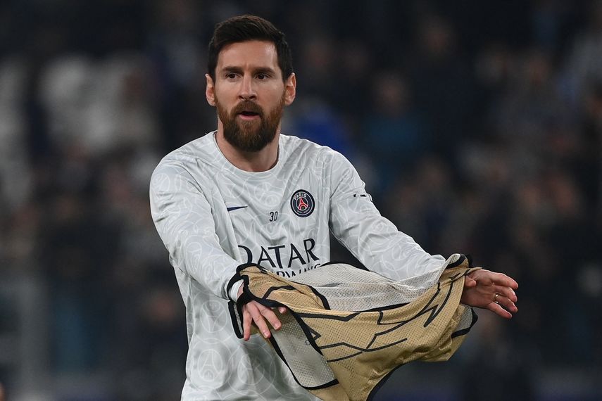 Lionel Messi de regreso al entrenamiento con el PSG