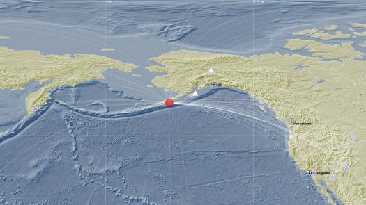 Terremoto de magnitud 7,3 frente a Alaska, autoridades emiten alerta de tsunami