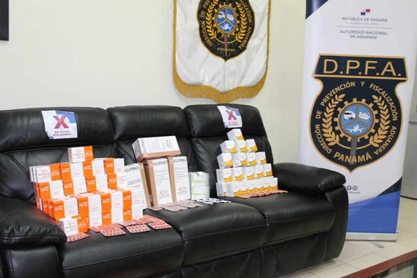 Contrabando de medicamentos retiene Autoridad Nacional de Aduanas&nbsp;