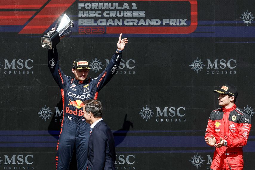 Max Verstappen brilla en Bélgica con su 8va victoria seguida