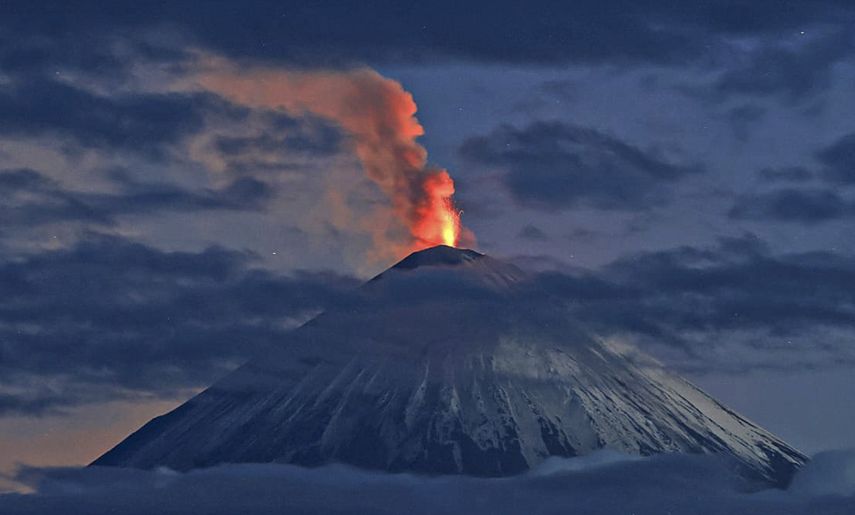 Hasta siete volcanes despiertan a la vez tras el terremoto de Rusia